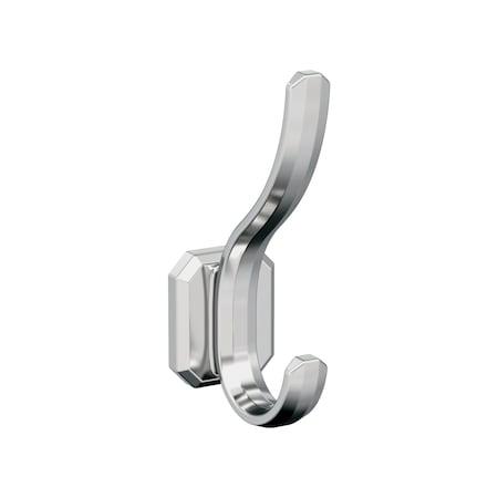 Amerock Granlyn Transitional Double Prong Polished Chrome Wall Hook HBX3669326